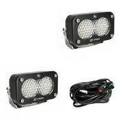 Baja Designs S2 Pro Black LED Auxiliary Light Pod Pair - Universal