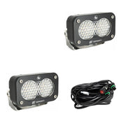 Baja Designs S2 Sport Black LED Auxiliary Light Pod Pair - Universal